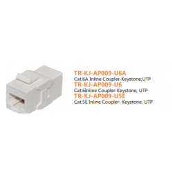 CAT6A Inline Coupler-keystone jack,UTP