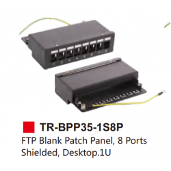 FTP Blank Patch Panel, 8 Ports  Shielded, Desktop.1U