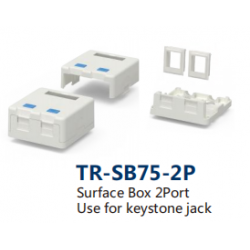 Surface Box 2Port Use for keystone jack