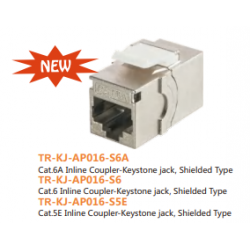 CAT6A/CAT6/CAT5E.Inline Coupler-keystone jack,shield