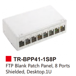 FTP Blank Patch Panel, 8 Ports  Shielded, Desktop.1U