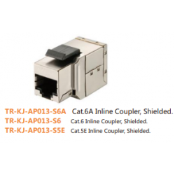 CAT6A/CAT6/CAT5E.Inline Coupler,shielded