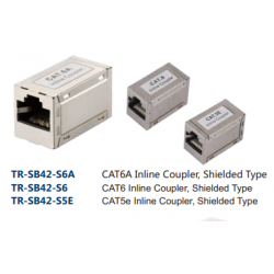 CAT6A Inline Coupler, Shielded Type