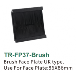 Brush Face Plate UK type,Use For Face Plate:86X86mm