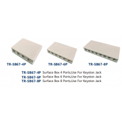 Surface Box 4 Ports,Use For Keyston Jack Surface Box 6 Ports,Use For Keyston Jack Surface Box 8 Port