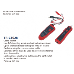 Cable Tracker Line DC detecting anode and cathode determinantOpen,short and cross testing for RJ45,R