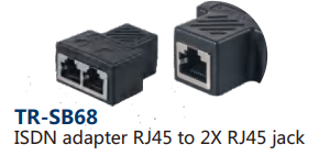 ISDN adapter RJ45 to 2xRJ45 JACK