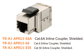 CAT6A/CAT6/CAT5E.Inline Coupler,shielded