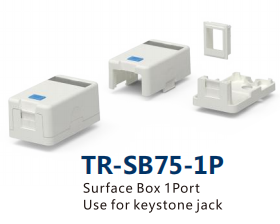 Surface Box 1Port Use for keystone jack