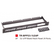 19” 1U UTP Blank Patch Panel 24 Ports