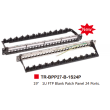 19” 1U FTP Blank Patch Panel 24 Ports.