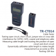 Cable Tester Testing open circuit,short circuit,jumper wire or cross-talkinterference for CAT5E,CAT6