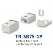 Surface Box 1Port Use for keystone jack