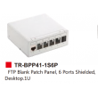 FTP Blank Patch Panel, 6 Ports Shielded,  Desktop.1U